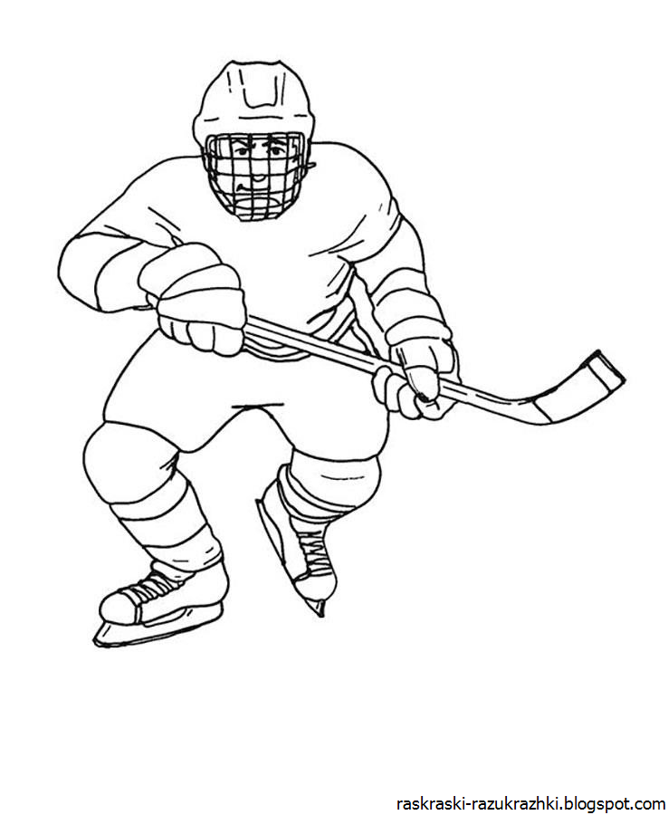 Рисунок на хоккейную тему фото