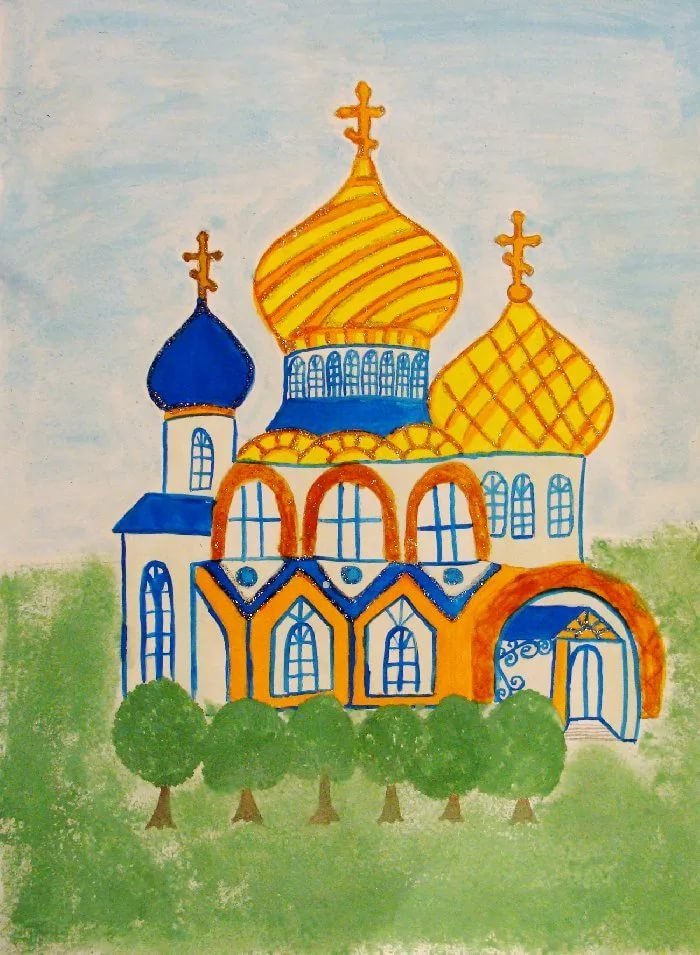 Рисунок на православную тему фото