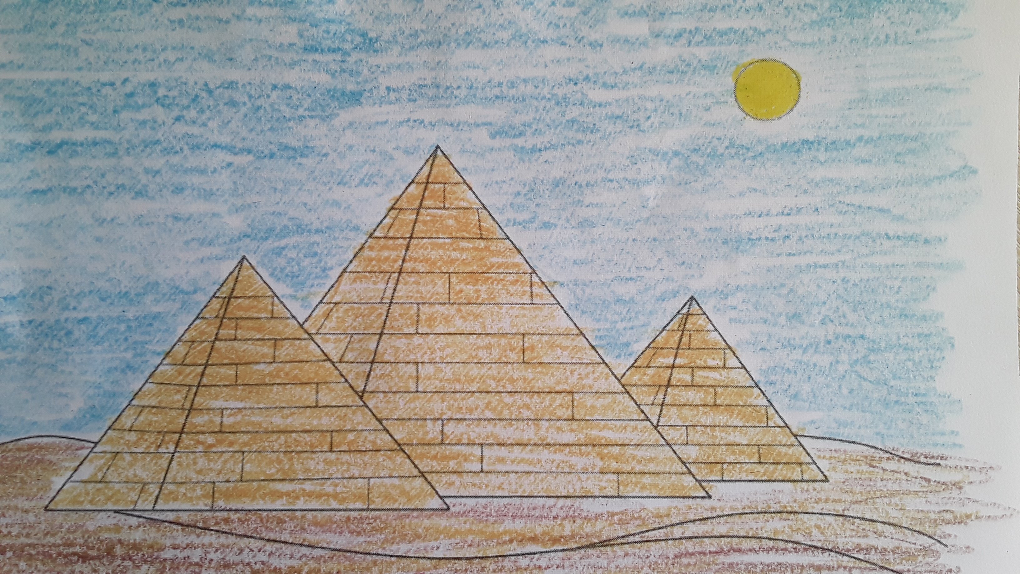 Рисунок на тему архитектура древнего египта фото