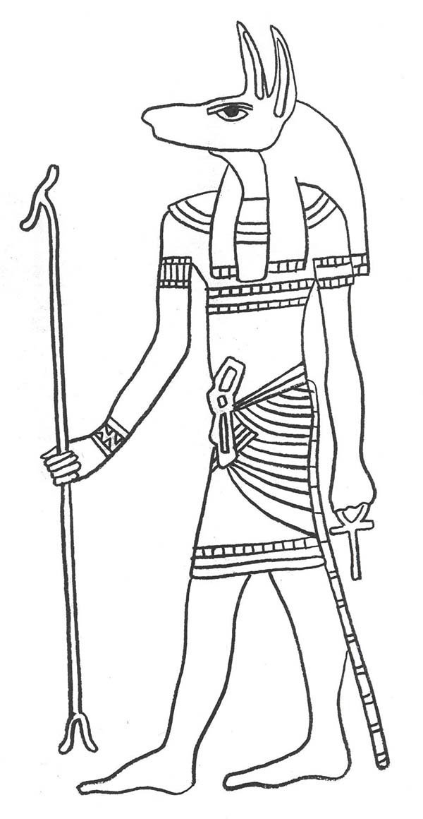 Рисунок на тему боги древнего египта фото