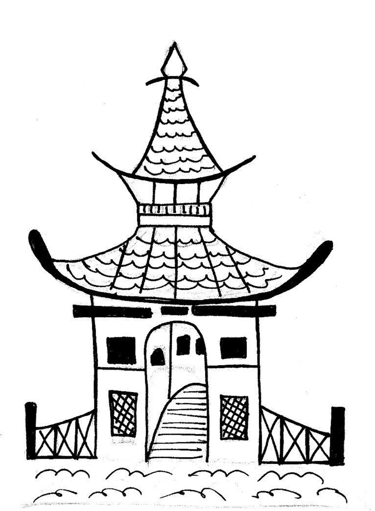 Рисунок на тему древний китай легкий фото