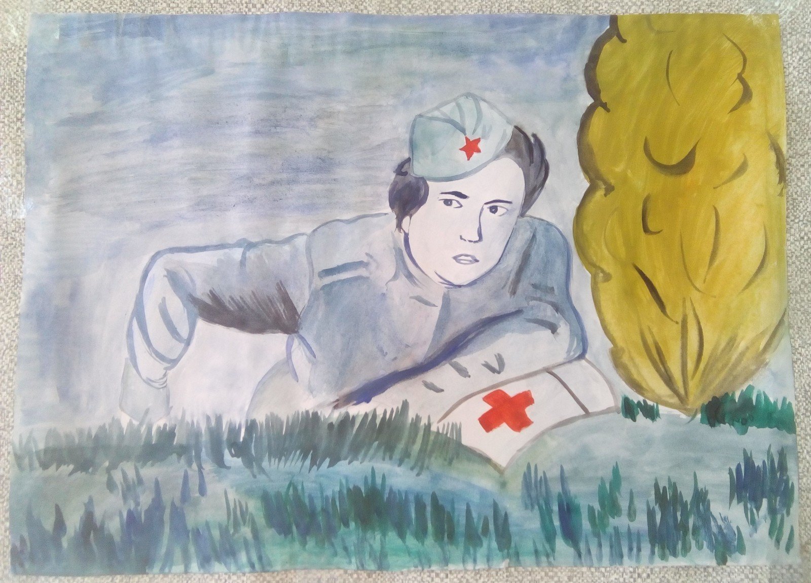 Рисунок на тему герои войны фото