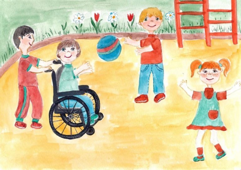 Рисунок на тему инвалидность фото