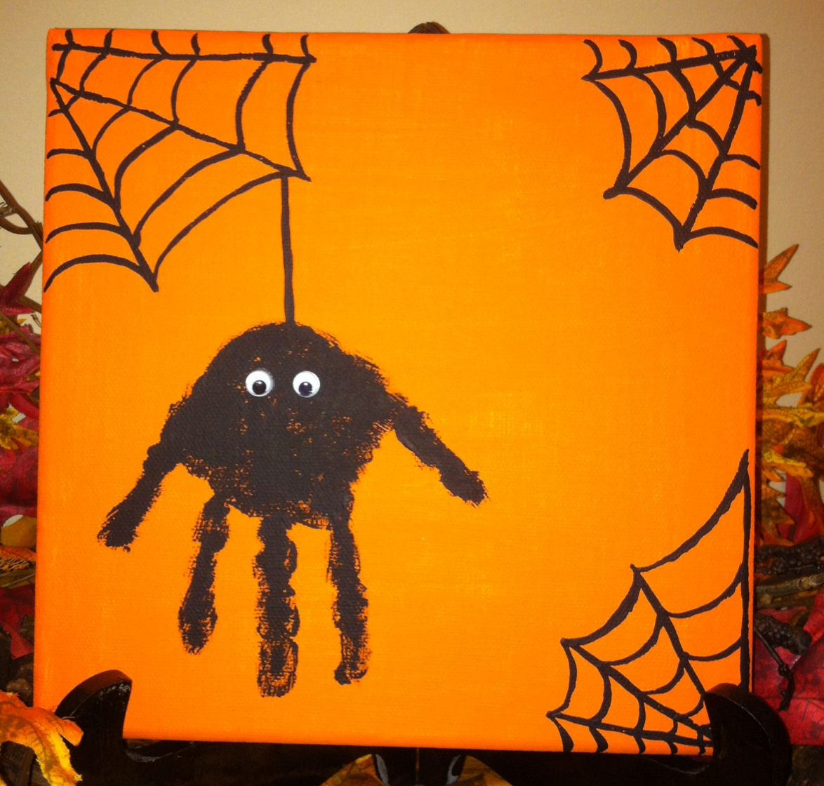 Рисунок на тему хэллоуин паук фото