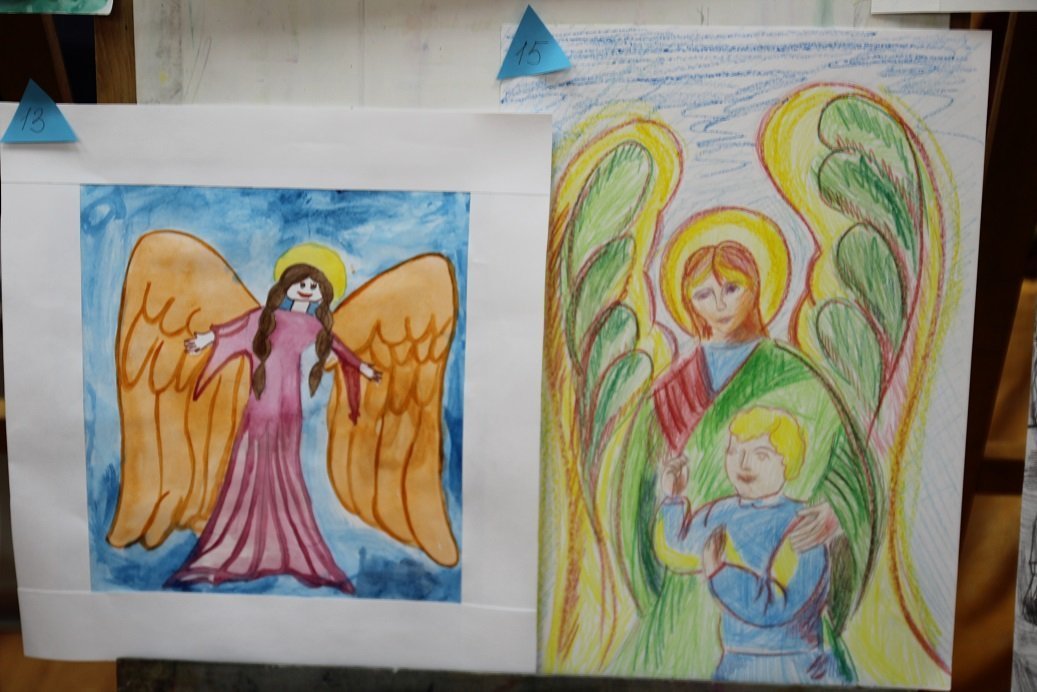 Рисунок на тему мама ангел хранитель мой фото