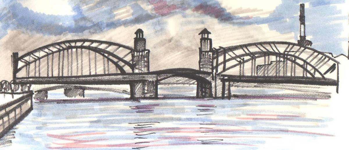 Рисунок на тему мост фото