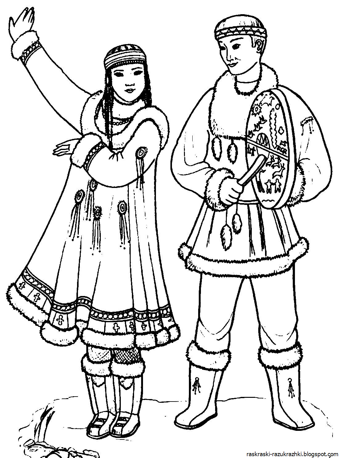Рисунок на тему народы сибири фото