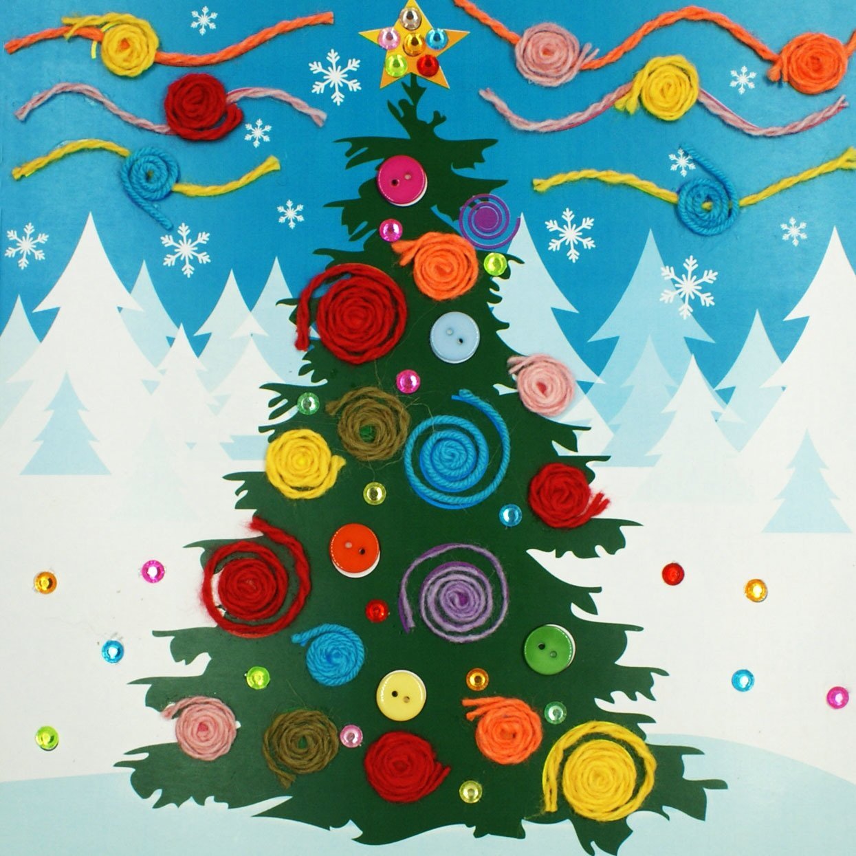 Рисунок на тему новогодняя елка рисунок фото