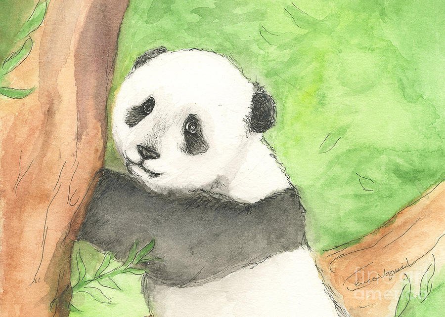 Рисунок на тему панда фото