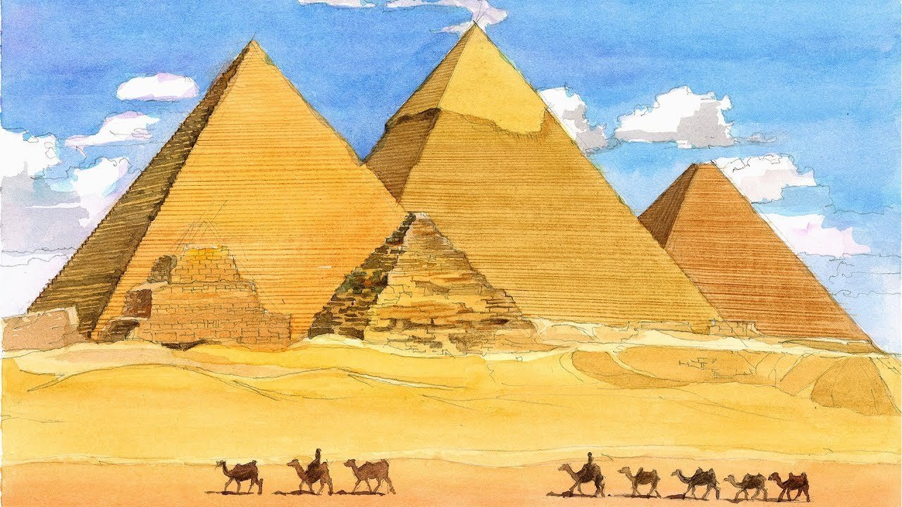 Рисунок на тему путешествие в египет фото