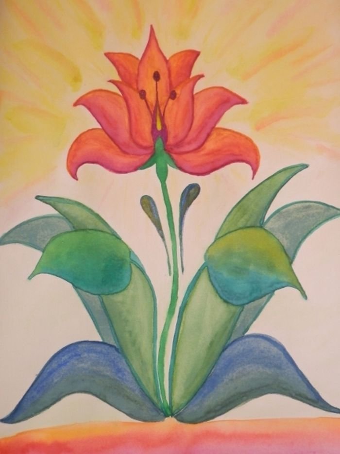 Рисунок на тему рисунок в цвете фото