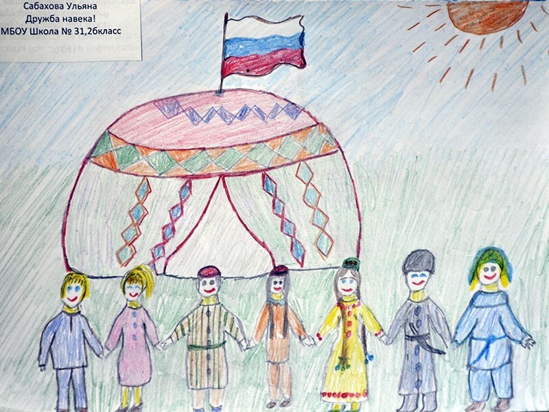 Рисунок на тему Россия многонациональная страна фото
