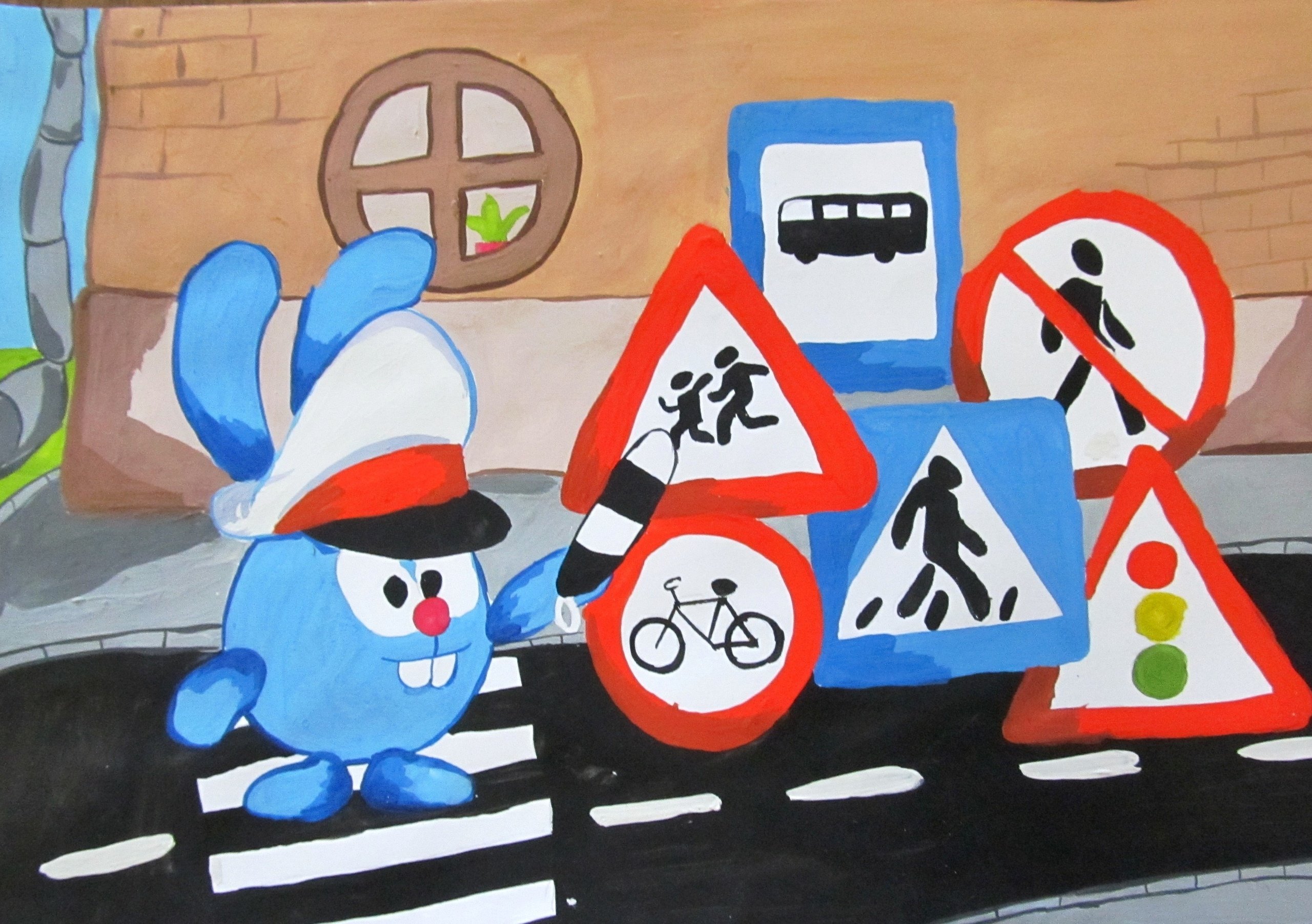 Рисунок на тему рыцари дорожной безопасности фото