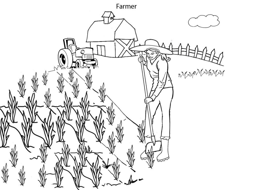 Рисунок на тему сельскохозяйственных работ фото