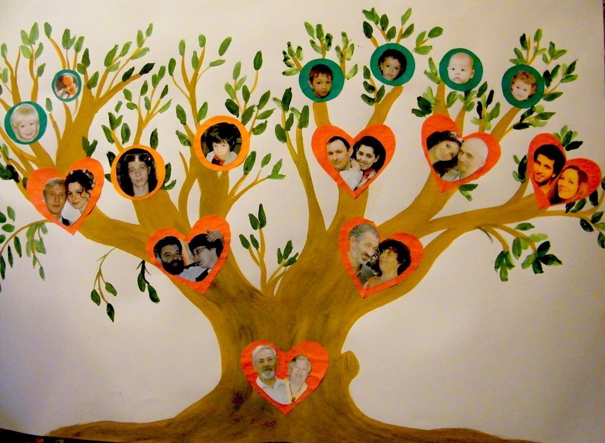 Рисунок на тему семейное дерево фото