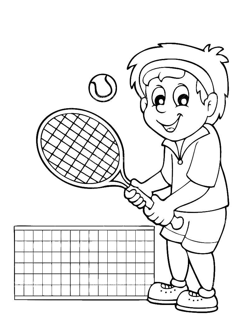 Рисунок на тему теннис фото