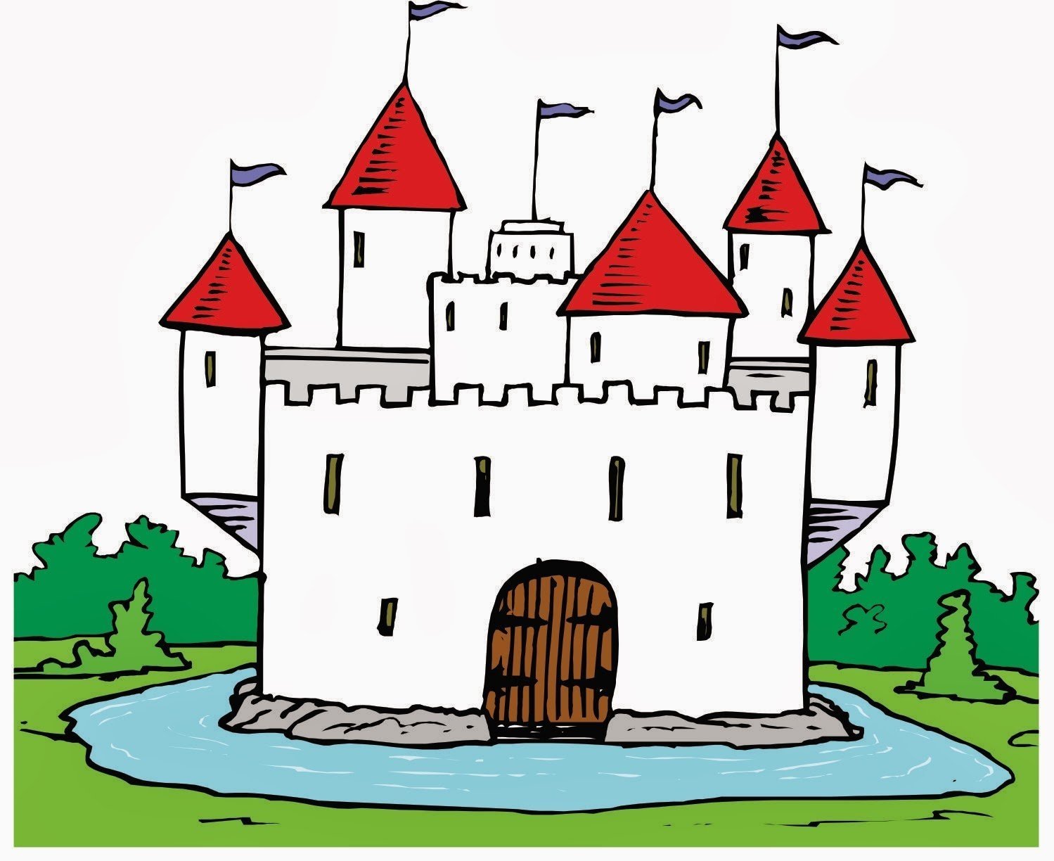 Рисунок на тему в рыцарском замке фото
