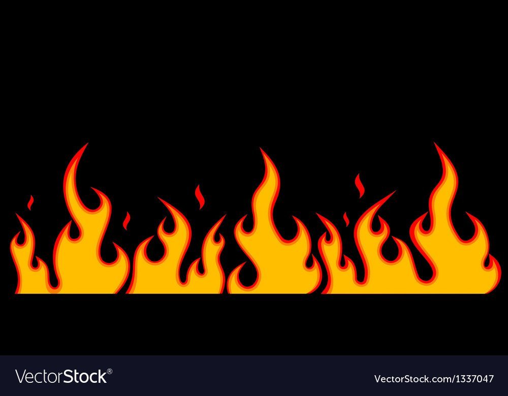 Рисунок огня на фоне черно белых клеточек фото