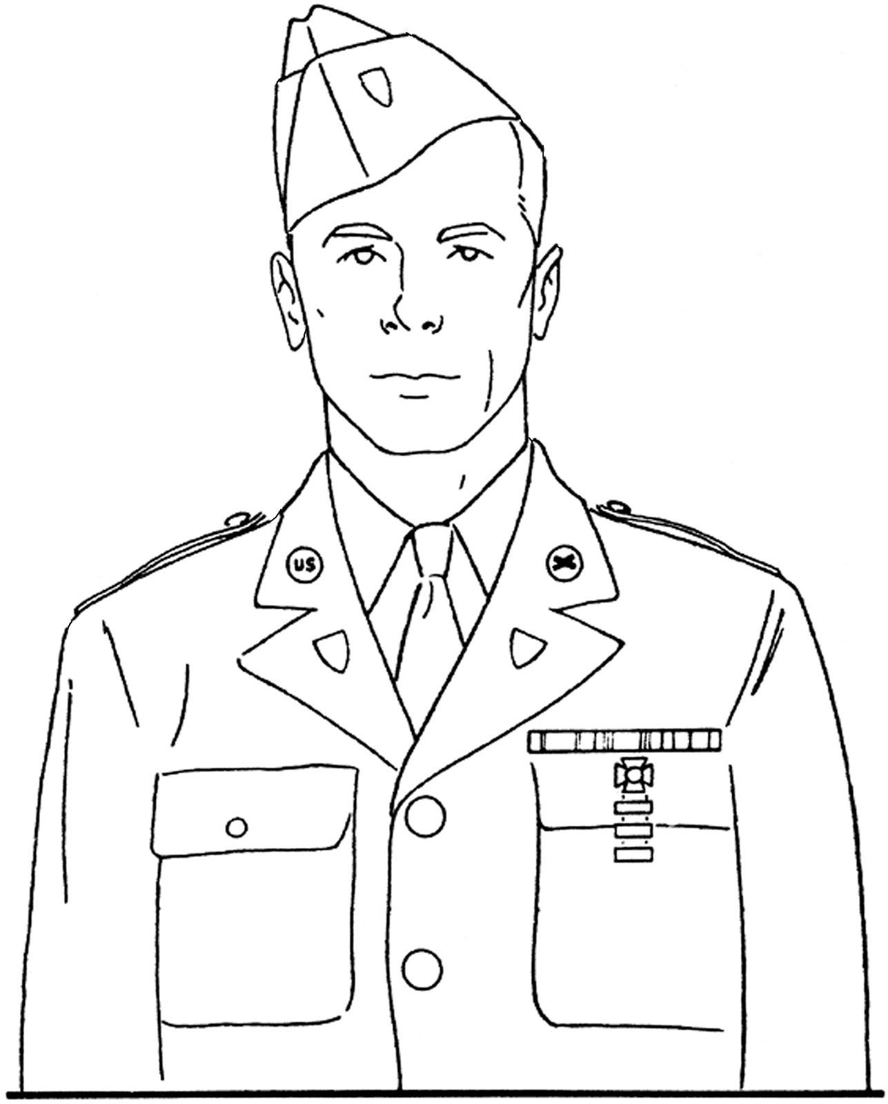 Рисунок солдата для начинающих фото