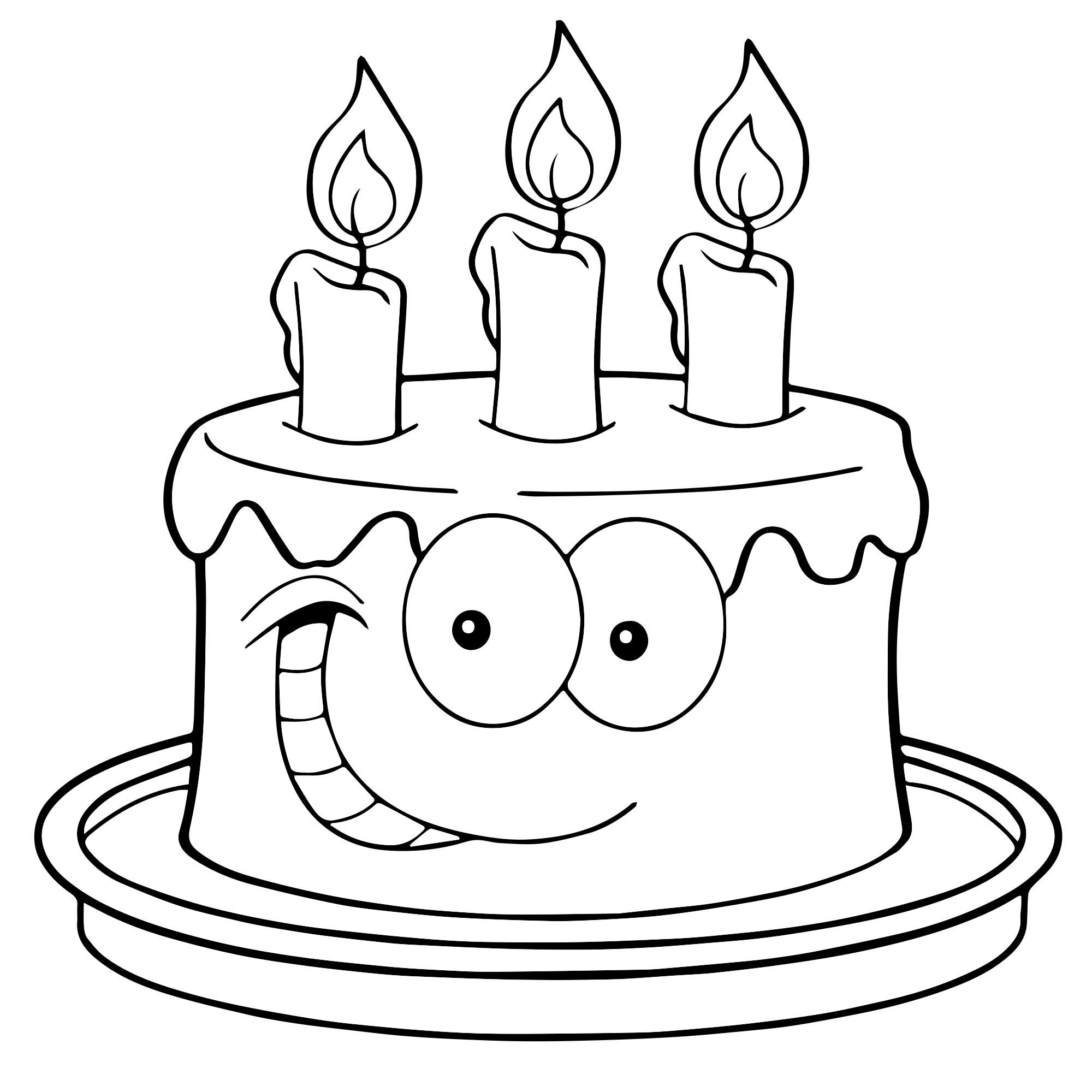 Рисунок тортика на день рождения папе фото