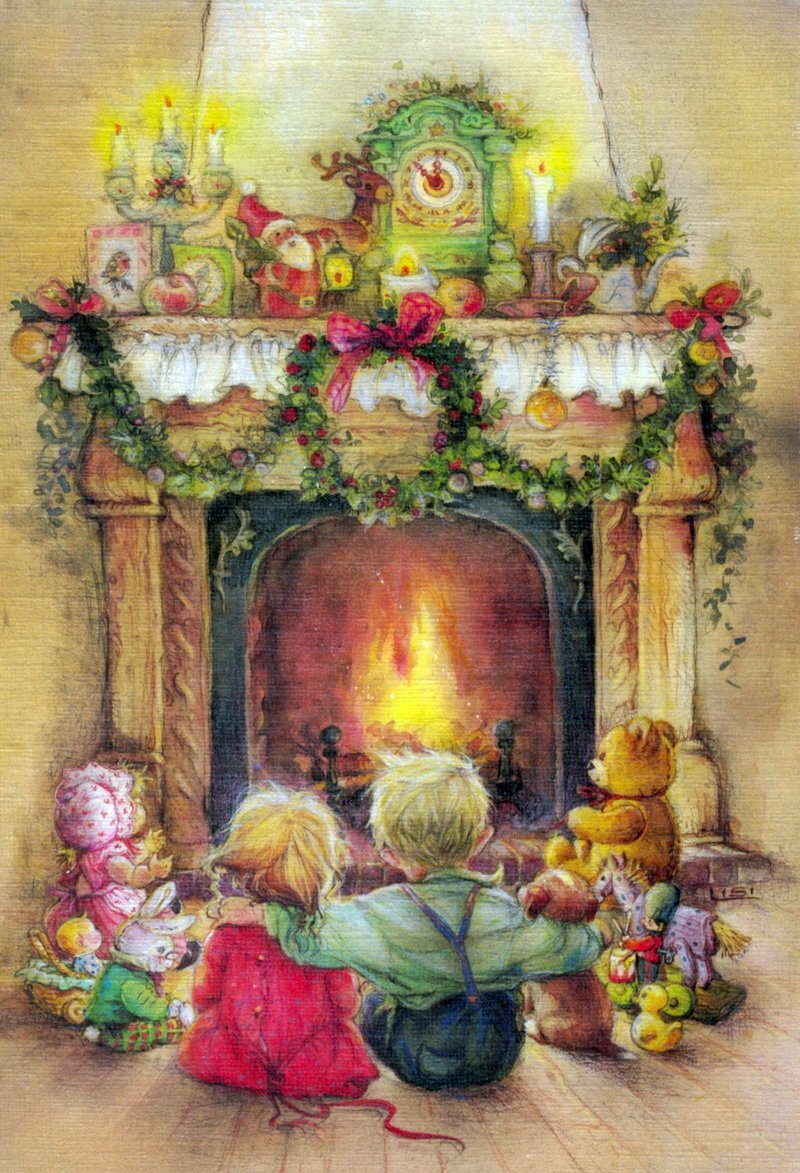 Рождественское чудо открытка фото