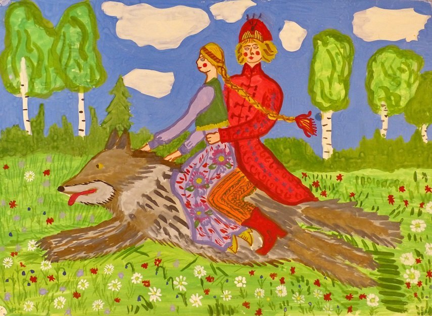 Русские народные сказки детский рисунок фото