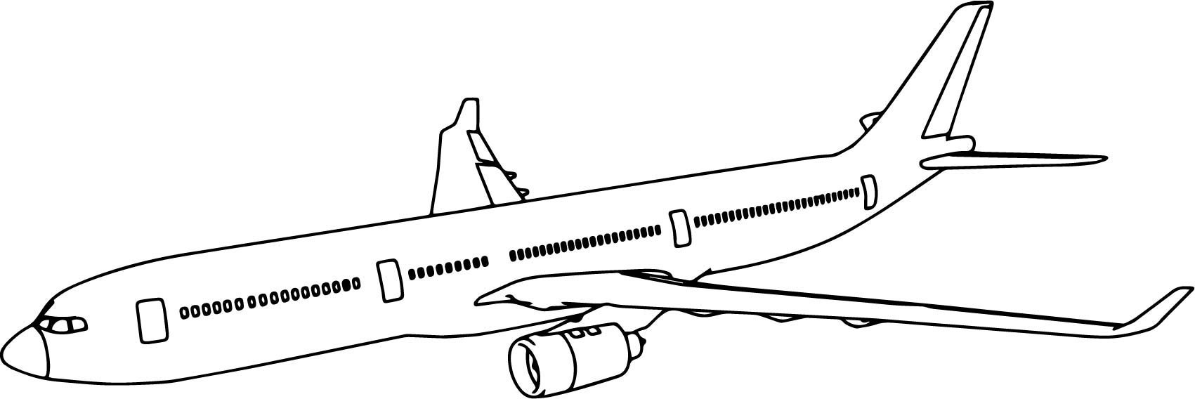 Самолет пассажирский детский рисунок фото