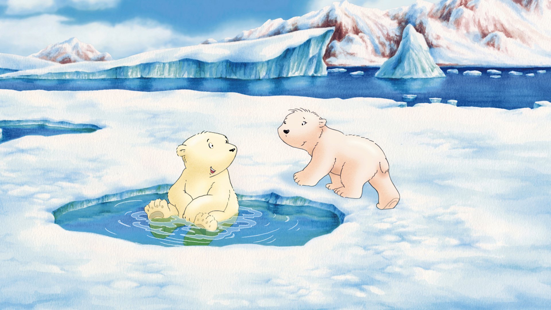 Северный полюс рисунки детские фото