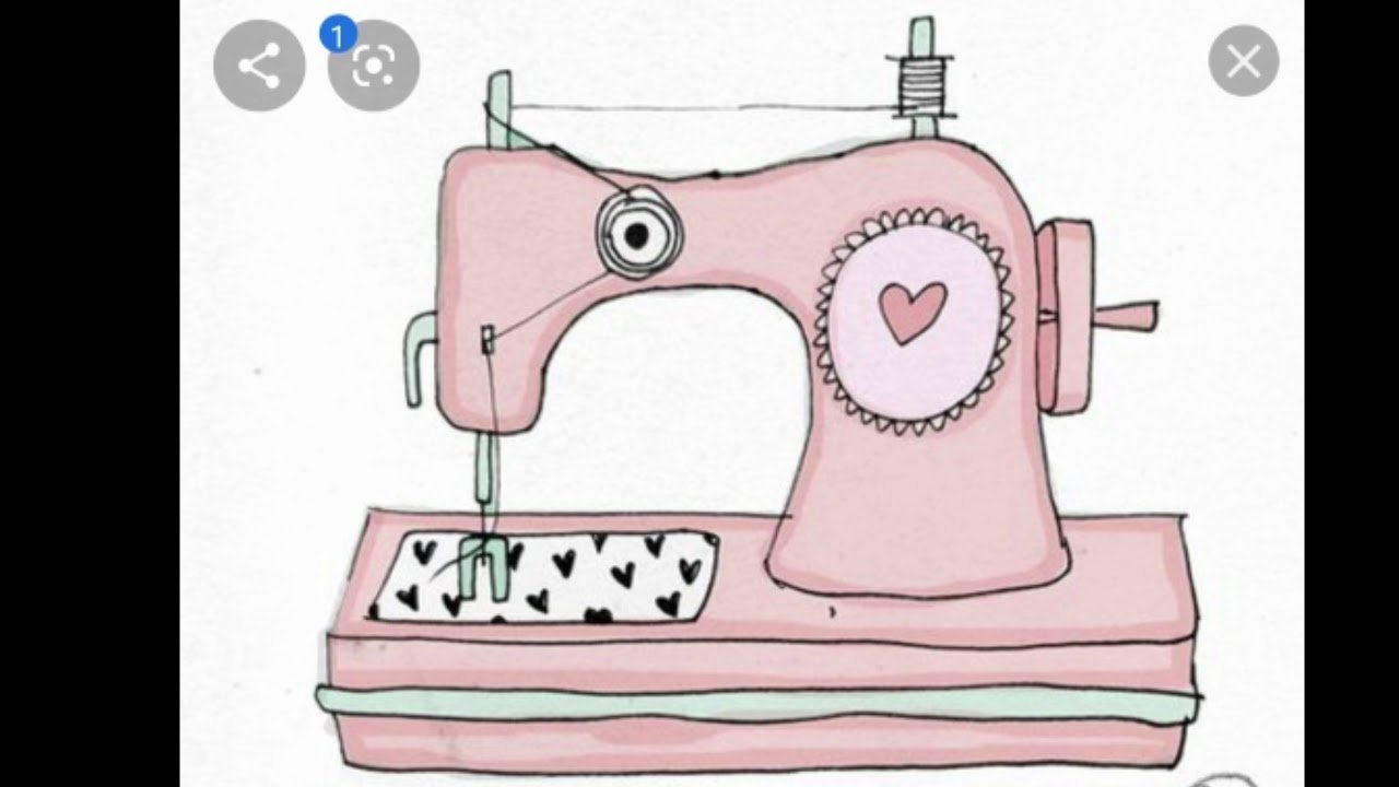 Швейная машинка рисунок детский фото