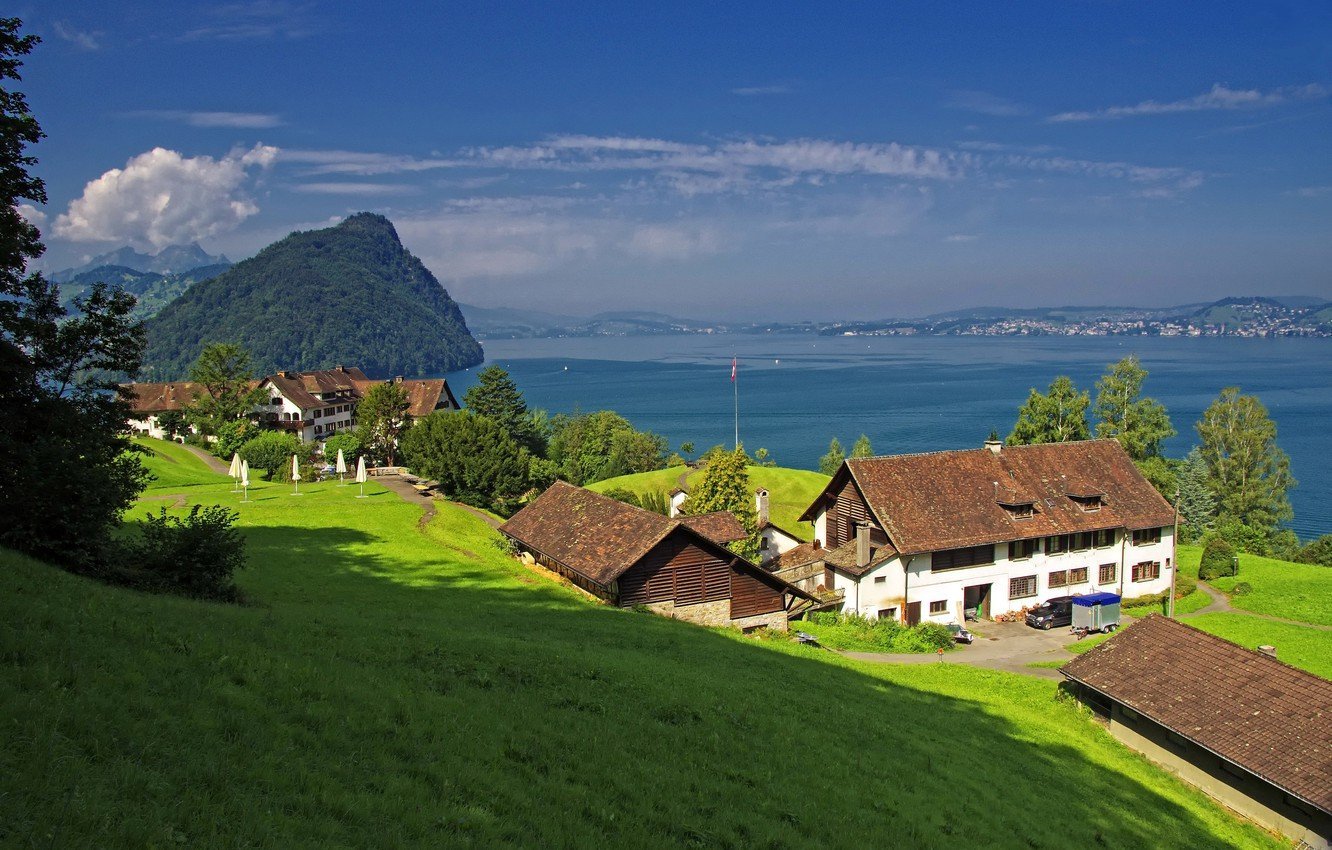 Швейцария обои дома фото