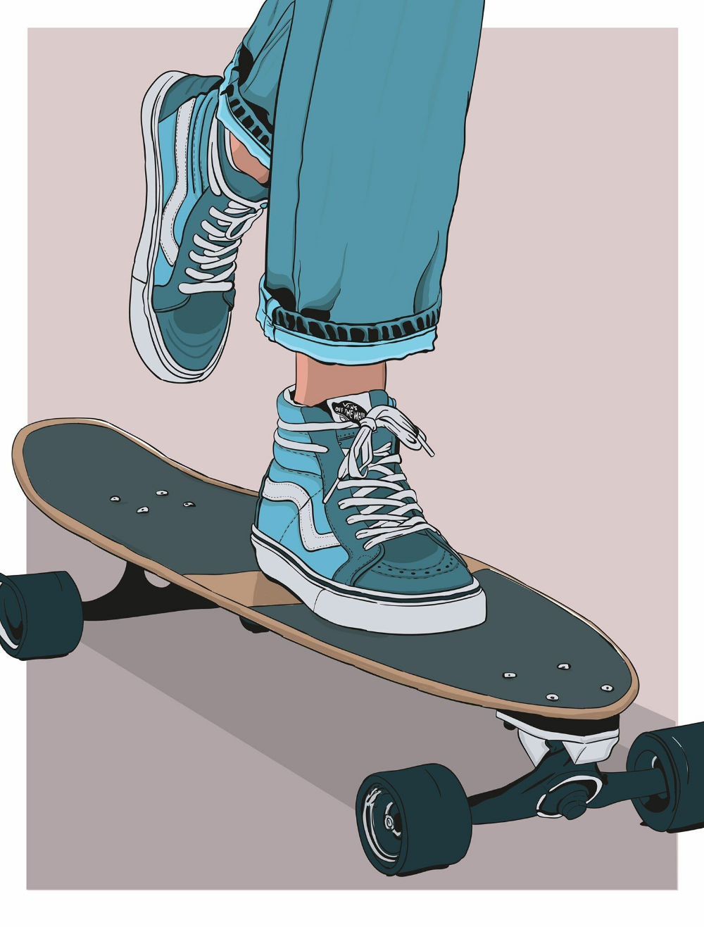Скейт арт рисунок фото