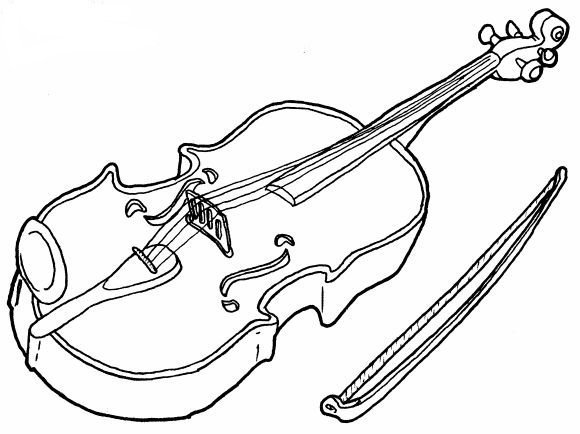 Скрипка детский рисунок фото