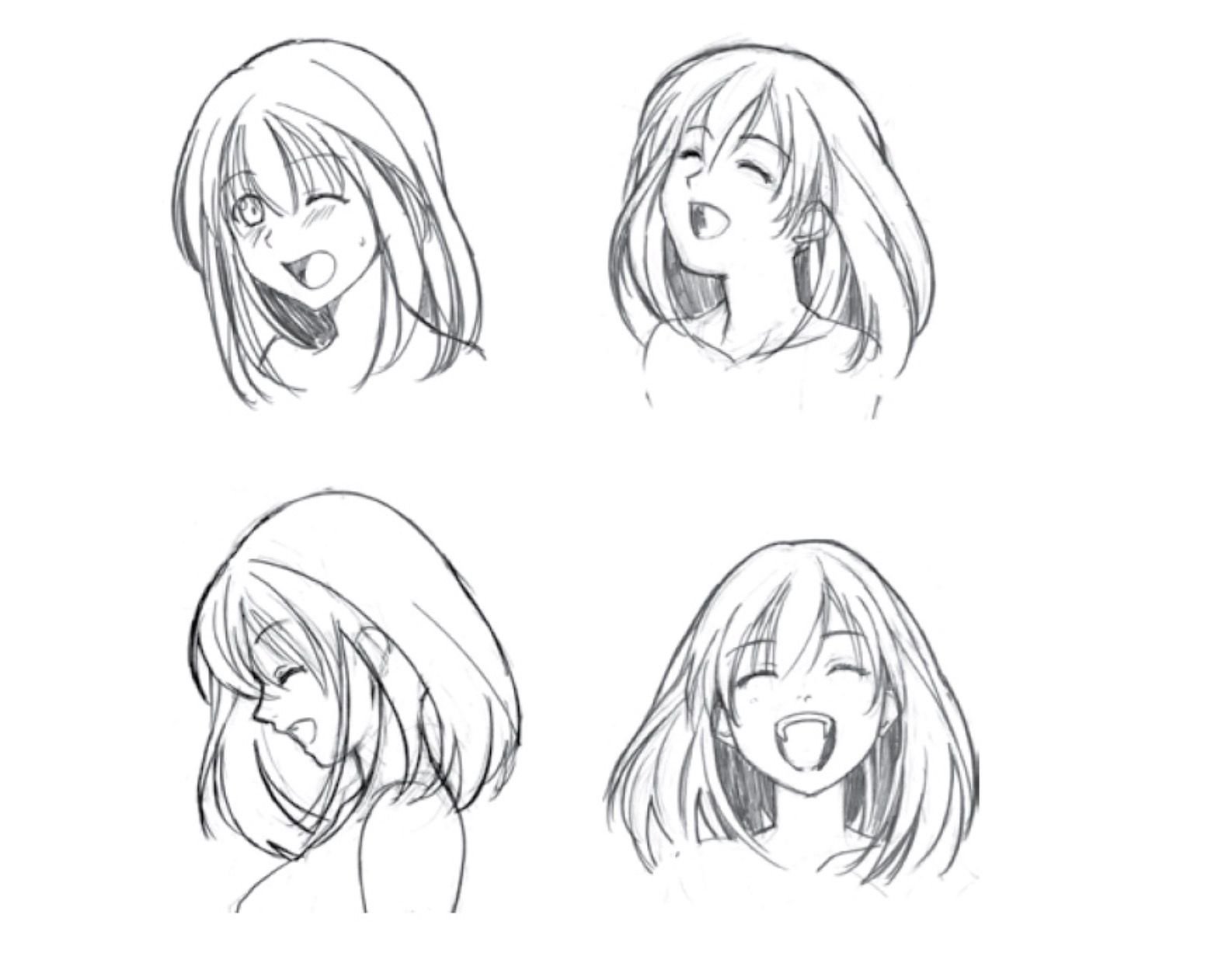 Смущенное аниме лицо рисунки фото