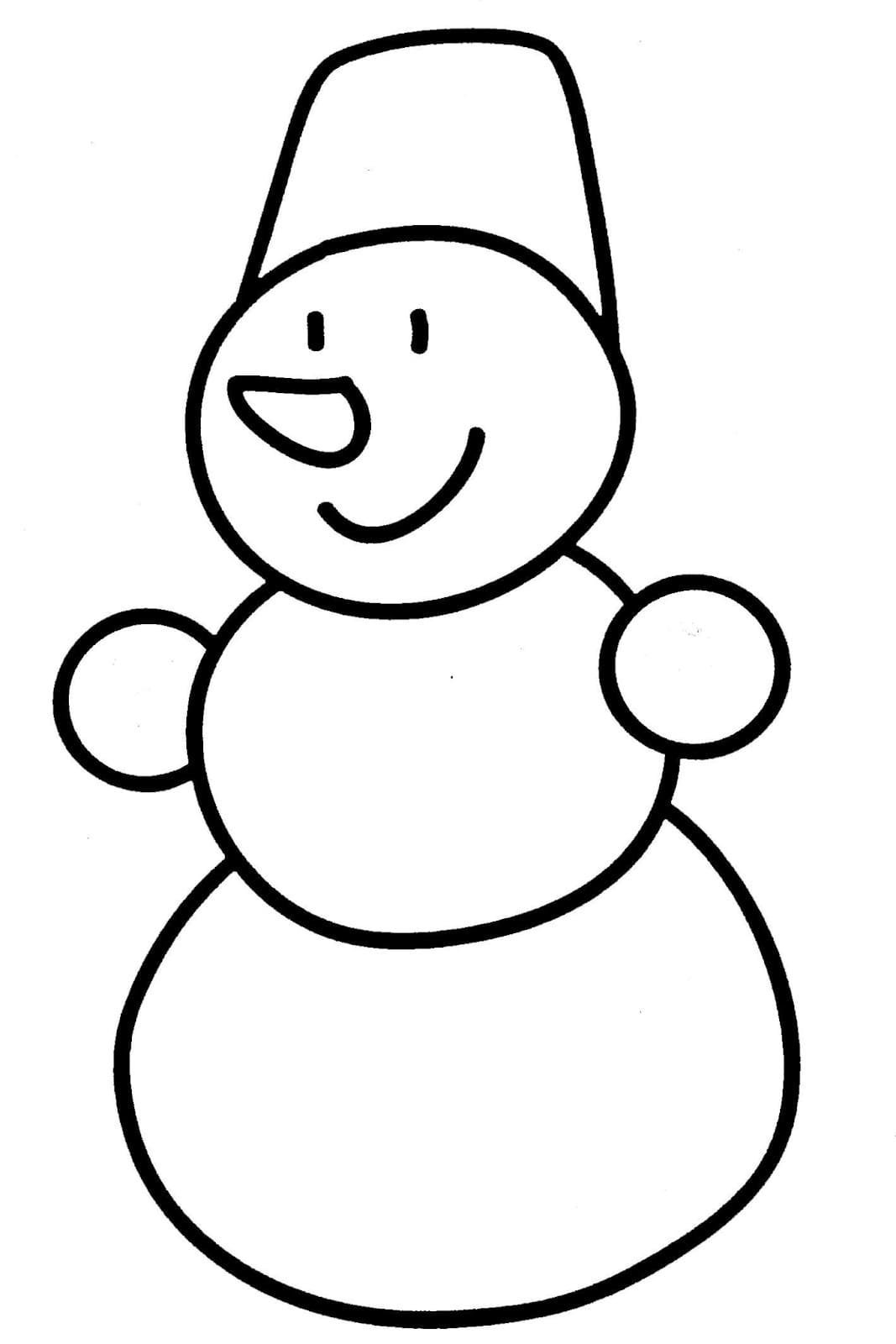 Снеговик эскиз рисунка фото