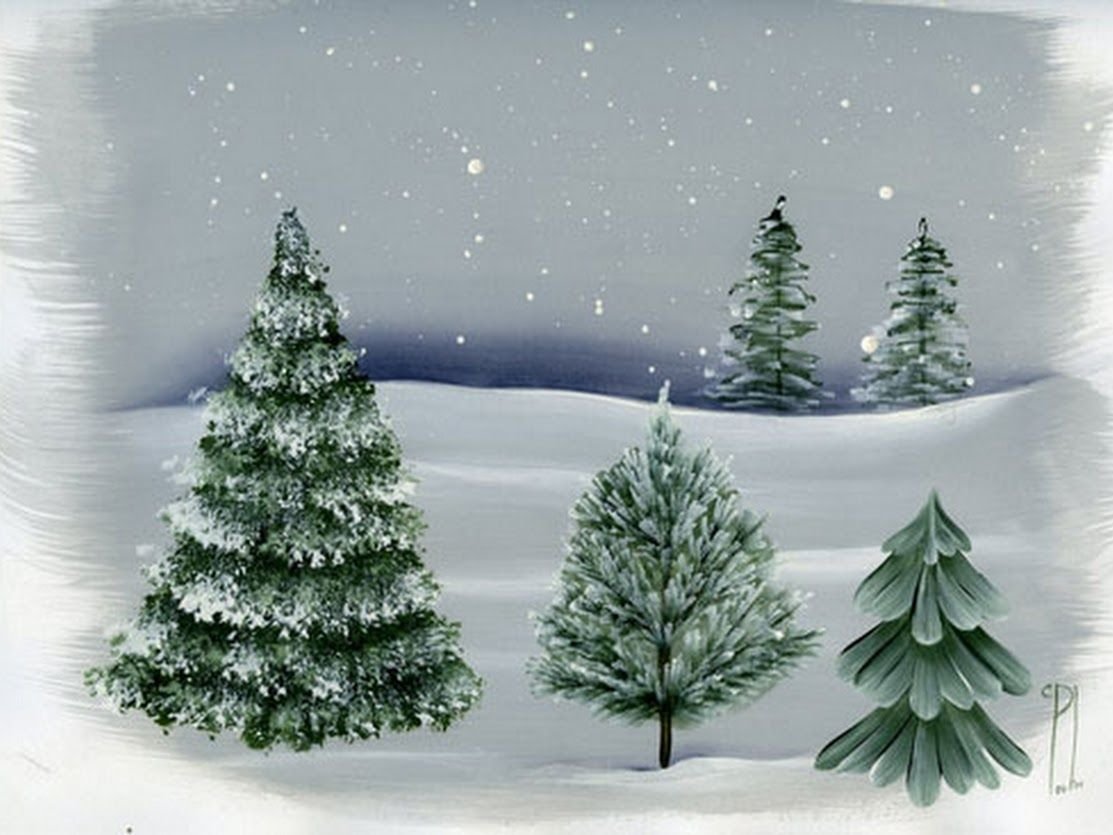 Снежная елка рисунок детский фото