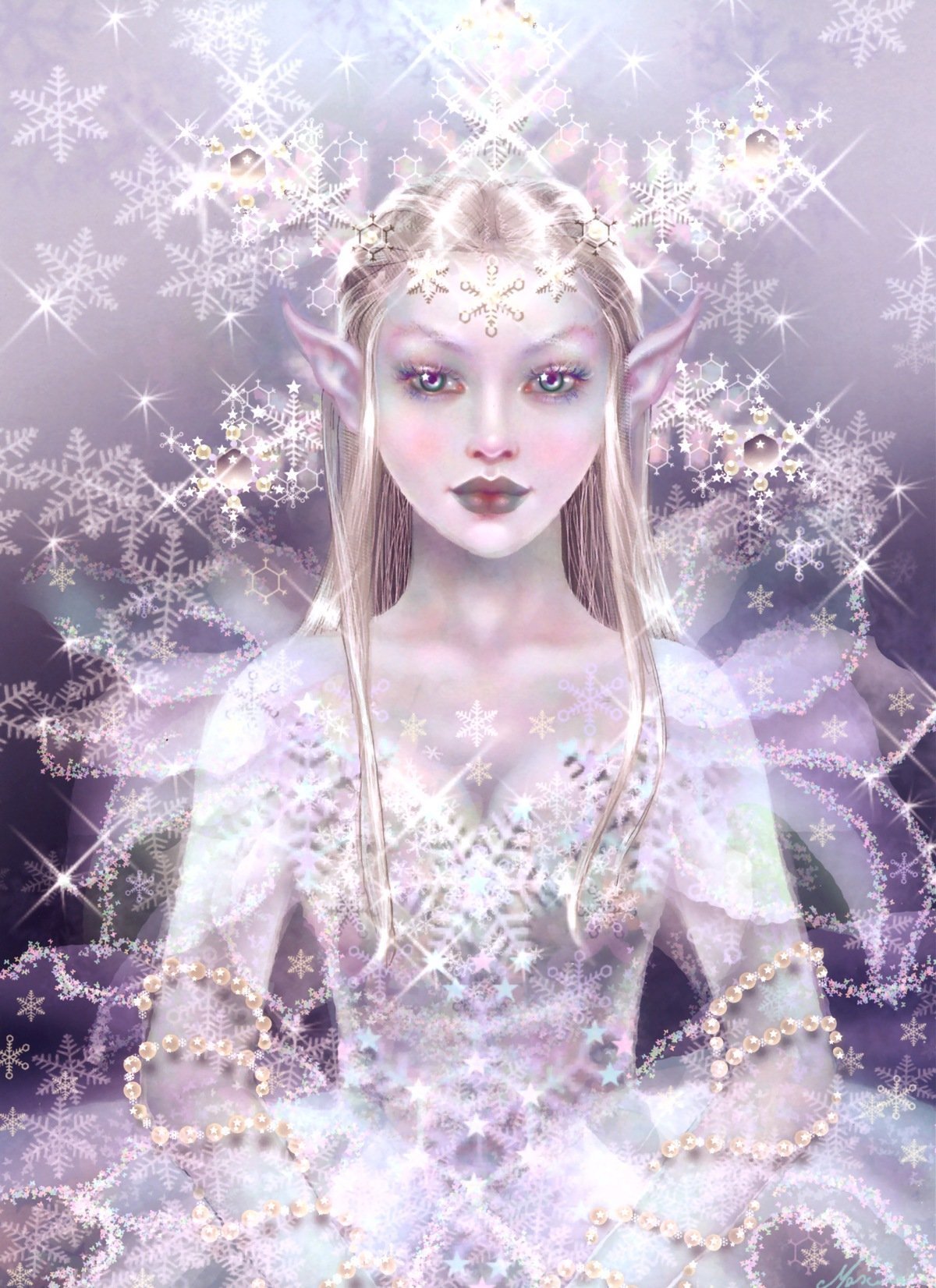 Снежная королева арт рисунок фото
