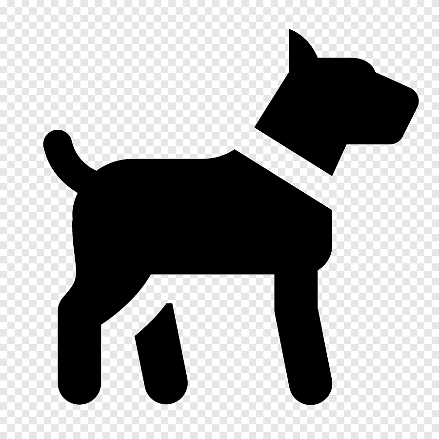 Собака значок на прозрачном фоне фото
