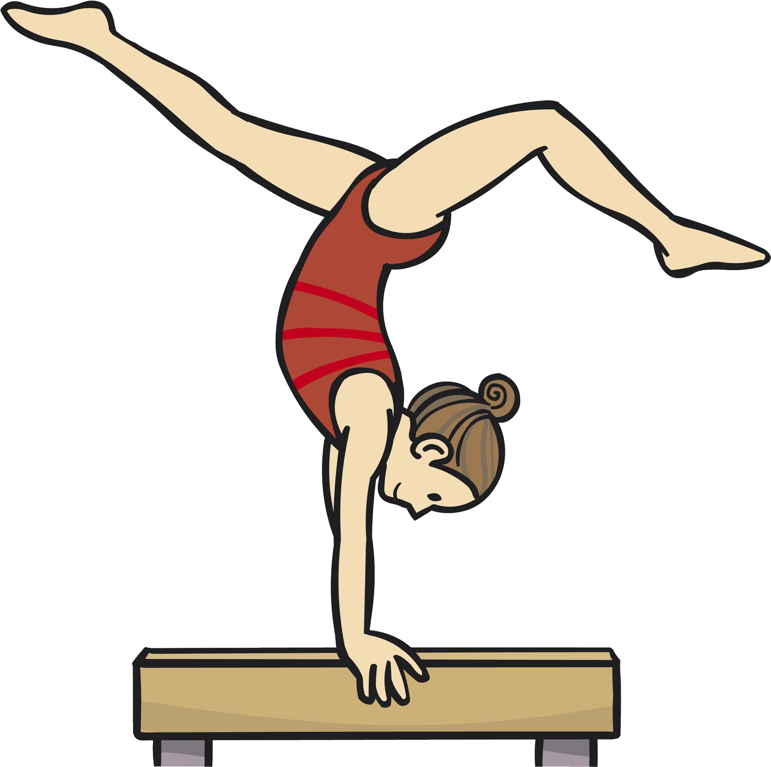 Спортивная гимнастика рисунок детский фото