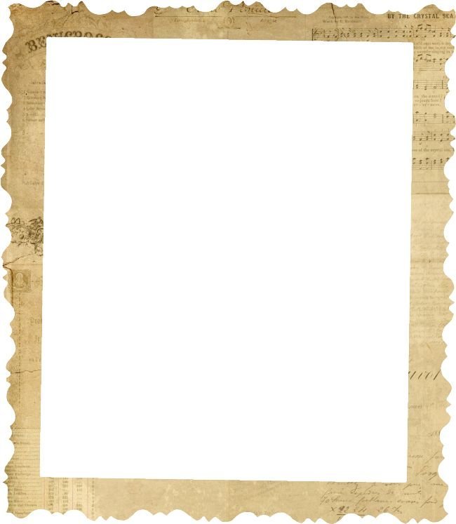 Старинная рамочка на прозрачном фоне фото