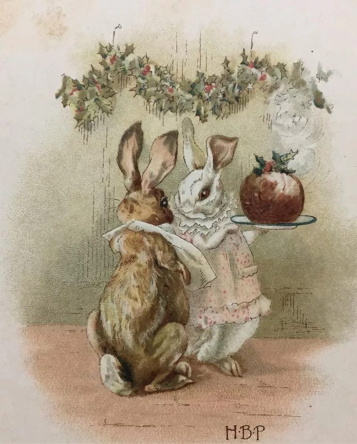 Старинные открытки с зайцами фото