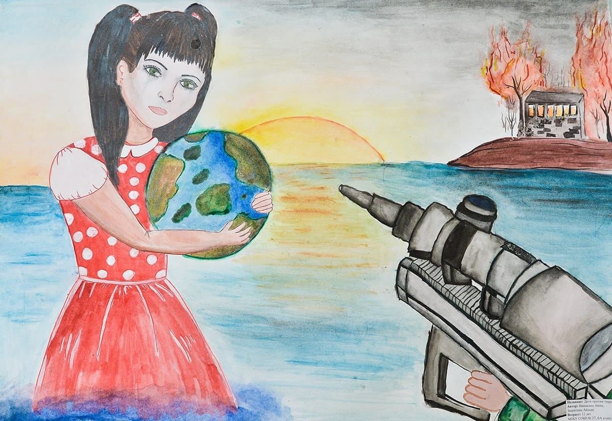 Терроризм детский рисунок фото