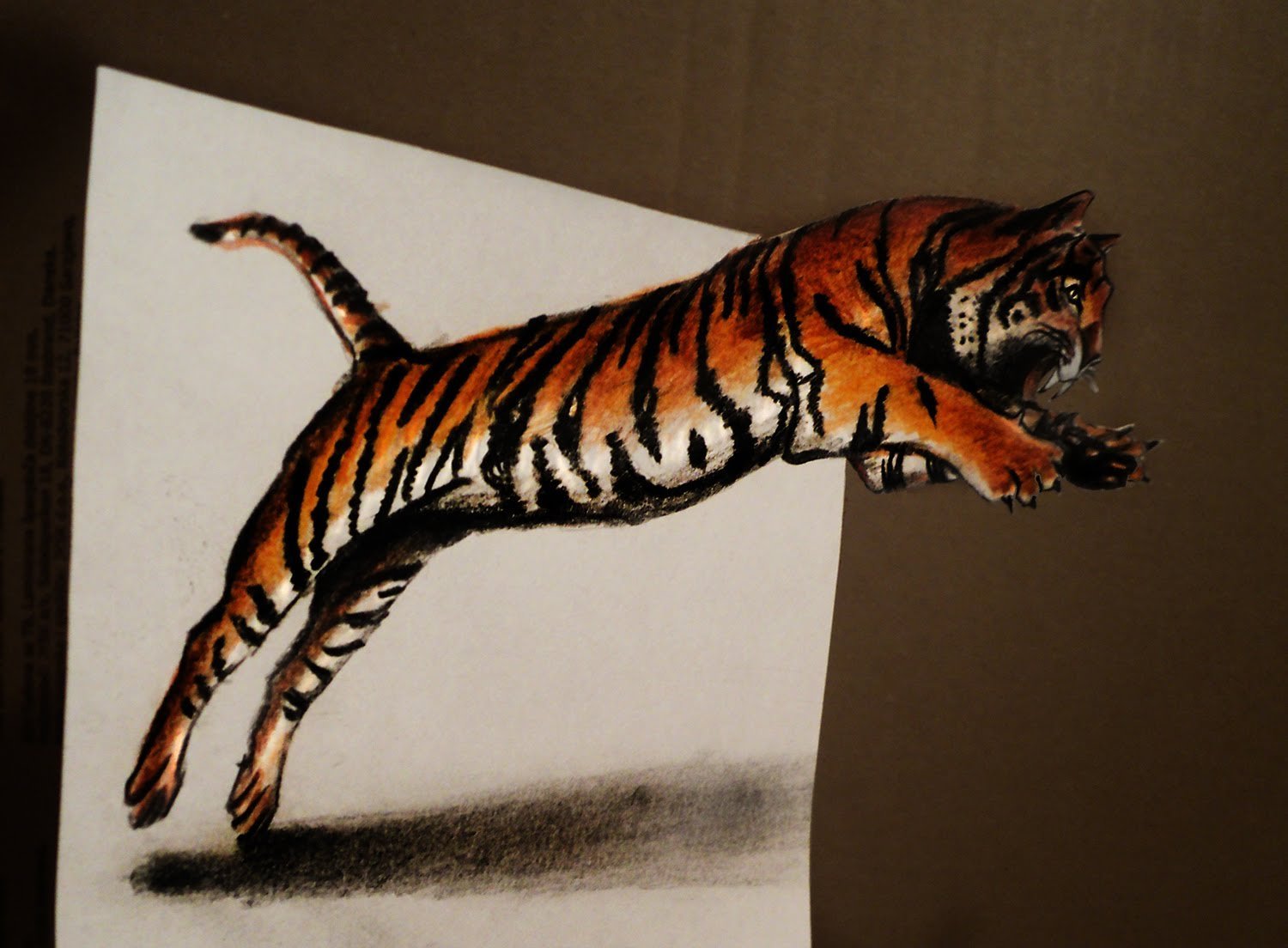 Тигры рисунки 3d фото