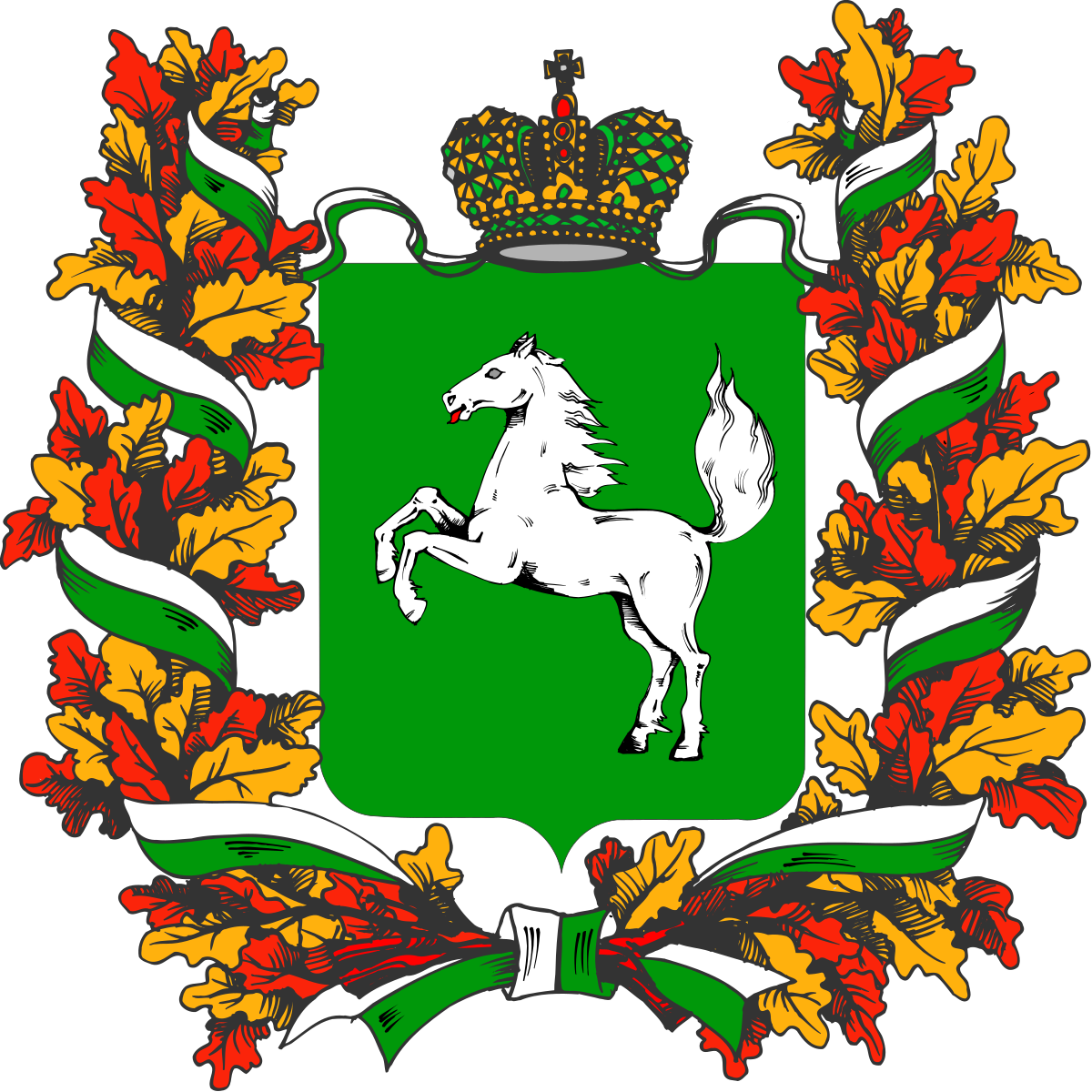 Томский герб на прозрачном фоне фото