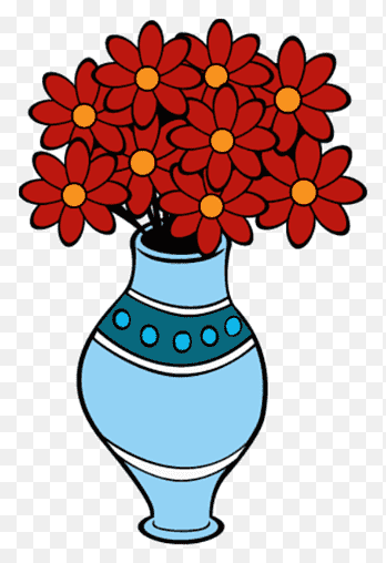 Цветок в вазе детский рисунок фото