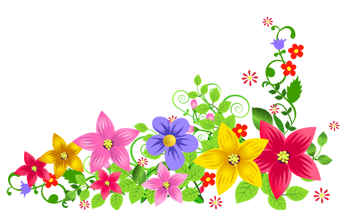 Цветы для детей на прозрачном фоне фото