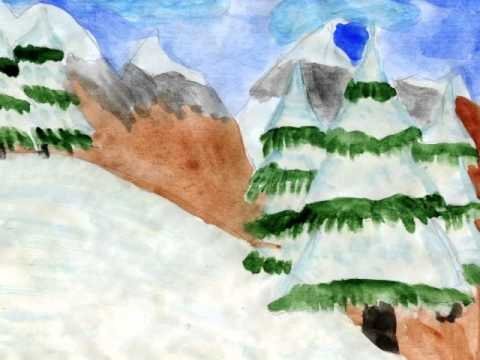 Вивальди зима рисунок к произведению детский фото