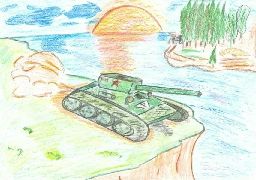 Военная тема рисунки карандашом легкие фото