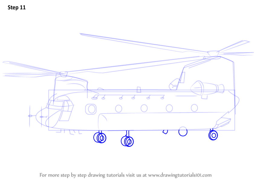 Военный вертолет рисунок поэтапно фото