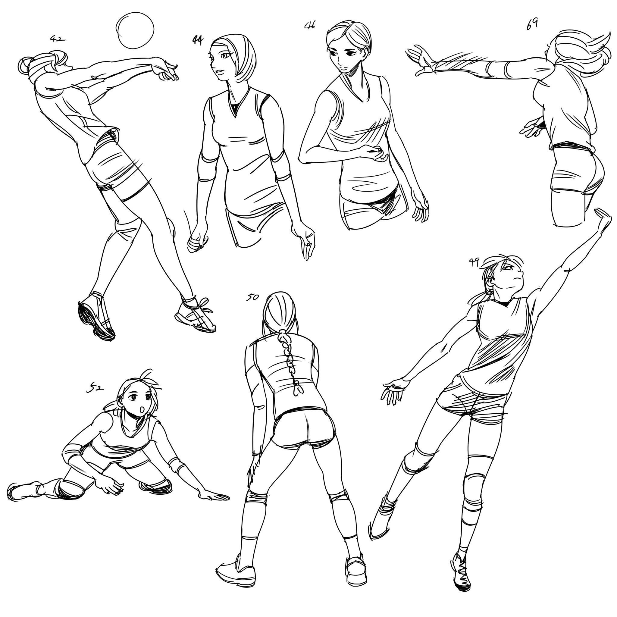 Волейбол рисунок поэтапно фото