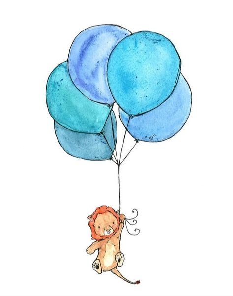 Воздушный шарик рисунок детский фото